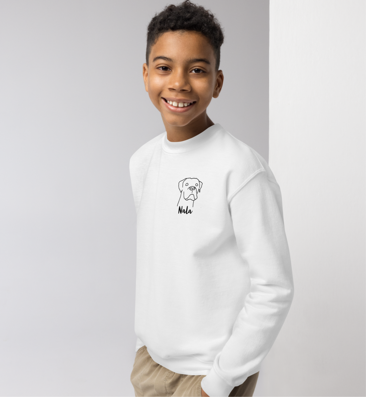 Kids Custom Embroidered Sweatshirt
