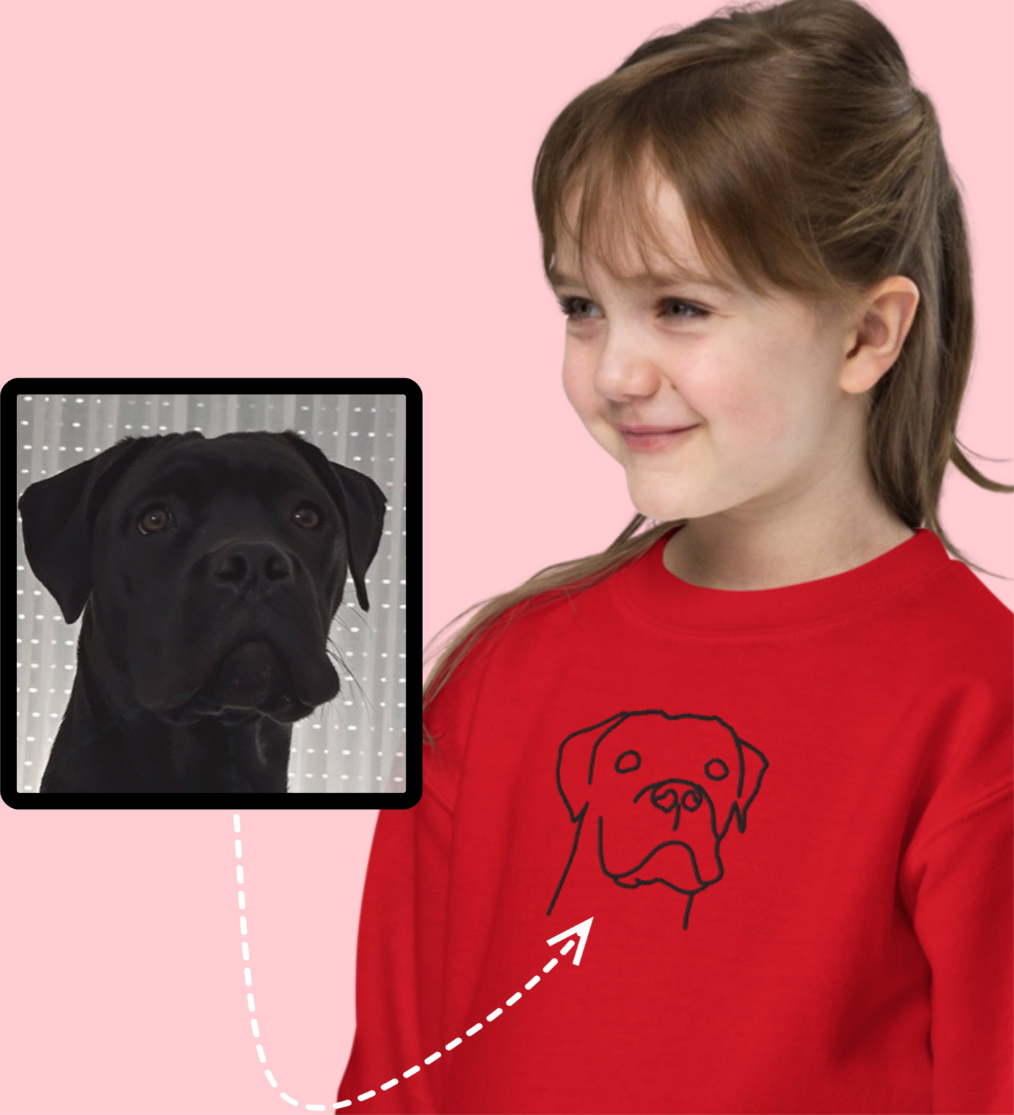 Kids Custom Embroidered Sweatshirt