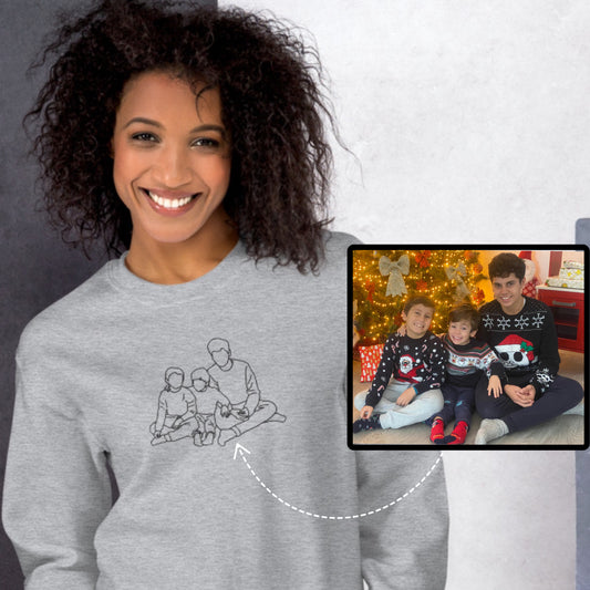 Custom Embroidered Unisex Sweatshirt