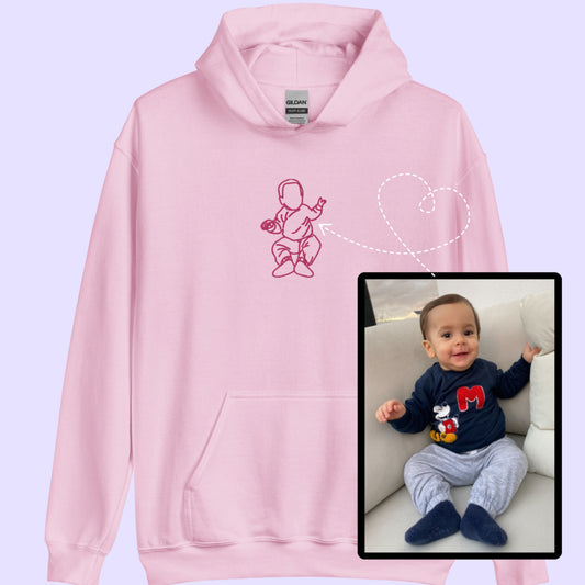 Custom Embroidered Unisex Hoodie